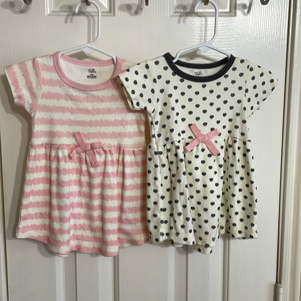 Touched by nature 2 pack dress girls 6-9M